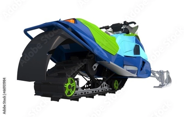 Obraz Snowmobile Illustration