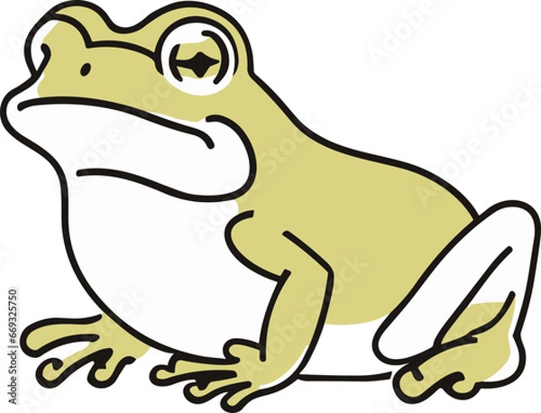 Obraz カエルのイラスト