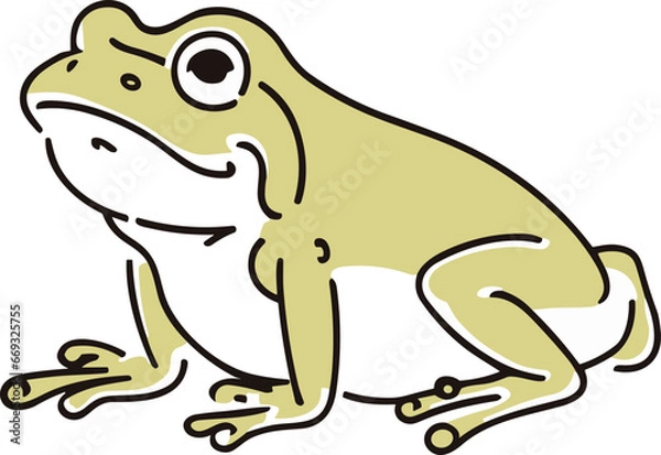 Obraz カエルのイラスト