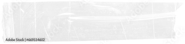 Fototapeta Fita plástica com cola em um fundo transparente.