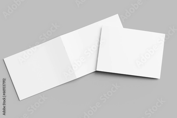 Obraz A4 Landscape Brochure Mockup