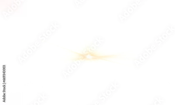 Fototapeta Light effect flare Glowing light explodes Light effect ray shining sun bright flash Special lens flare