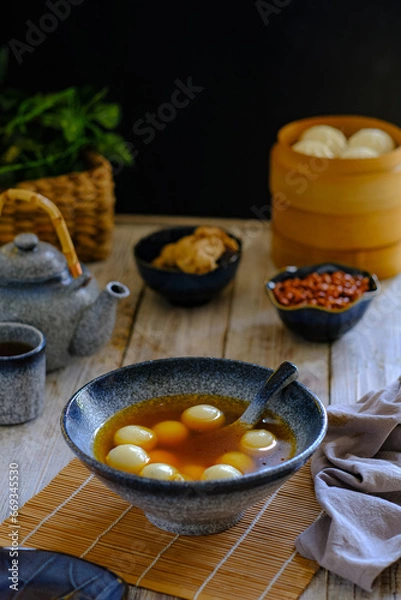 Obraz chinese glutinous rice ball or ronde jahe