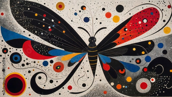 Obraz background with butterflies