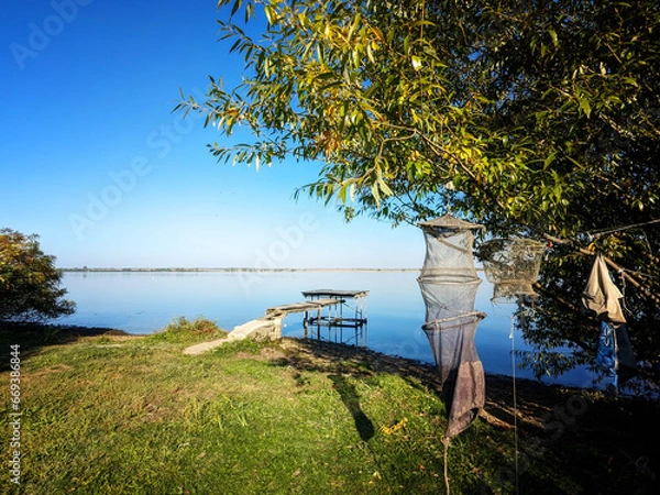 Fototapeta fisherman dock