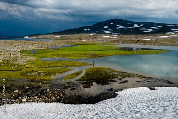 Obraz lake in the mountains