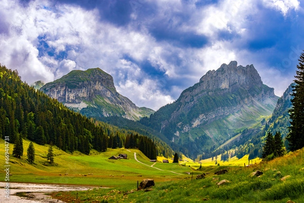 Obraz landscape in the mountains