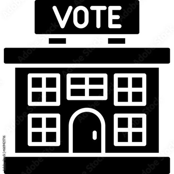 Obraz Polling Place Icon