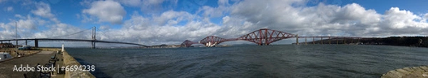 Fototapeta From Forth Bridge to Forth Bridge