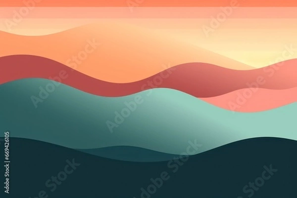 Obraz background with mountains
