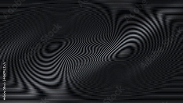 Fototapeta Fiber Halftone Pattern Line Background 