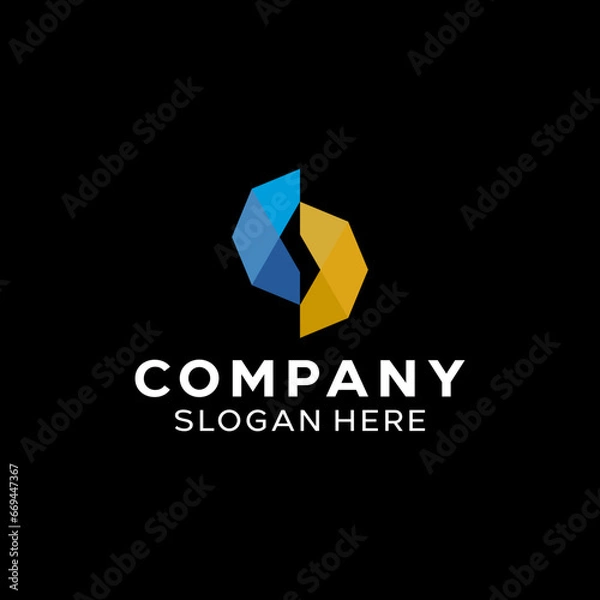 Fototapeta Letter S Simple Monogram Logo