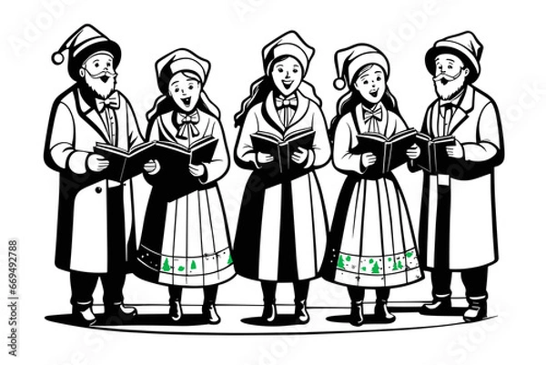 Obraz christmas chorus