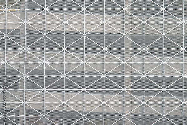 Fototapeta Perforated metal background
