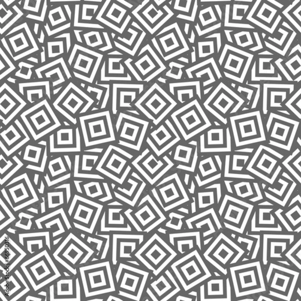 Fototapeta Rectangles texture. Seamless geometric pattern. Vector art.