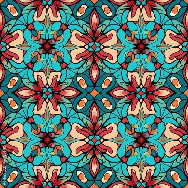 Obraz Ornamental Kaleidoscope Pattern