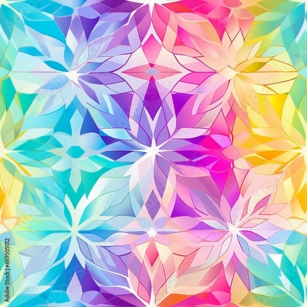 Fototapeta Radiant Kaleidoscope Spectrum Pattern