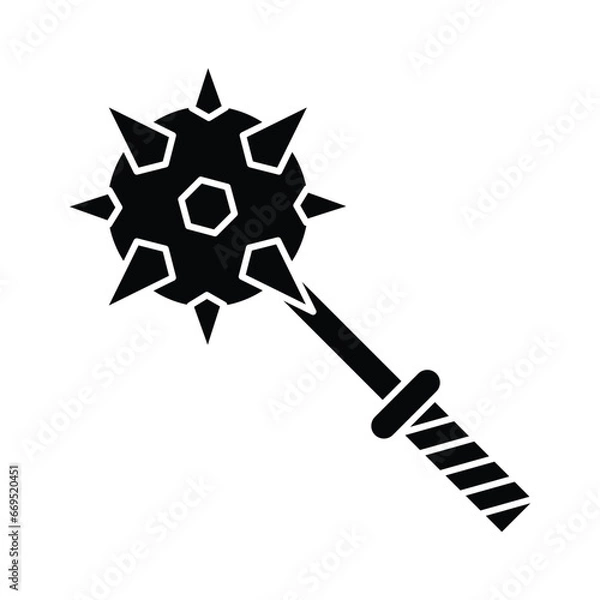 Obraz Mace icon vector on trendy design