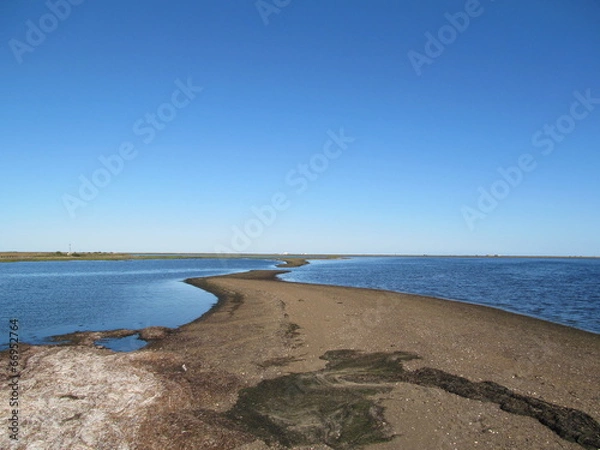 Fototapeta 海辺の砂嘴
