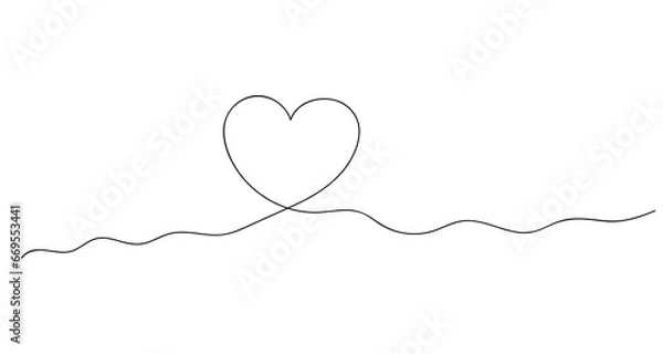 Obraz Herz, Monoline