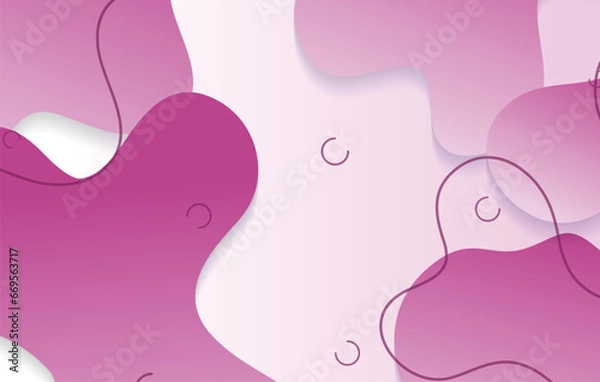 Fototapeta abstract gradient dynamic fluid shapes background design template