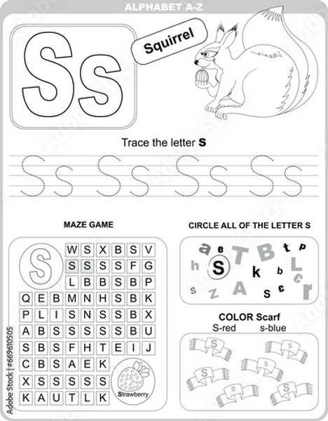 Obraz alphabet-S