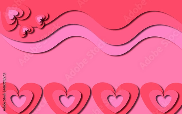 Obraz abstract background "heart"
