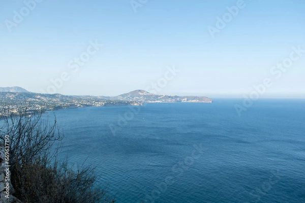 Fototapeta Views from the Penon de Ifach (Calpe, Spain).