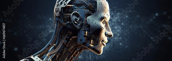 Fototapeta Artificial intelligence 