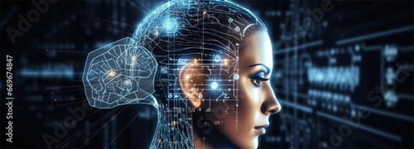 Obraz Artificial intelligence 