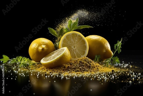 Obraz Lemon and pepper