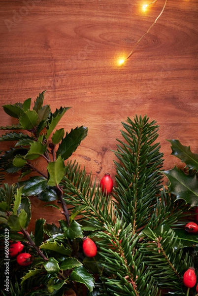 Obraz Weihnachten Holz 02
