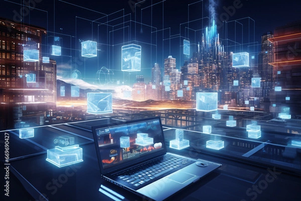 Fototapeta Supply Chain Management