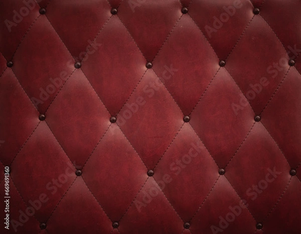Fototapeta Classic brown leather texture, perfect for a vintage-inspired backdrop