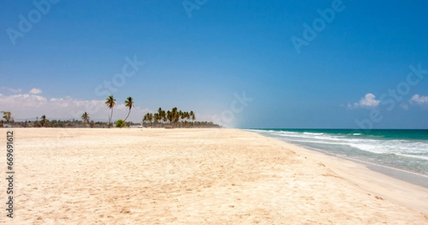 Obraz Pusta dzika plaża Salala w Omanie