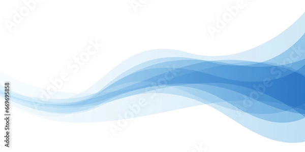 Fototapeta 波型グラデーション背景素材