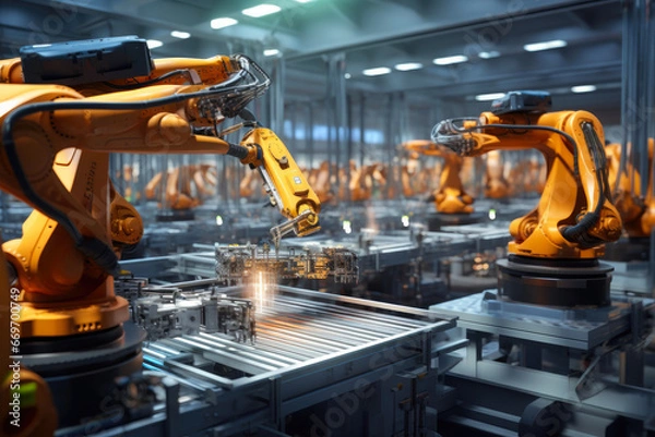 Fototapeta Advanced Robotics Revolutionizing Manufacturing