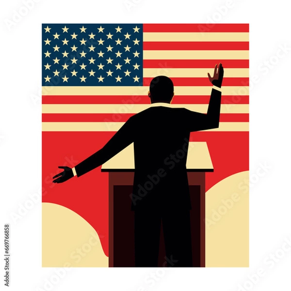 Fototapeta martin luther king day speeching