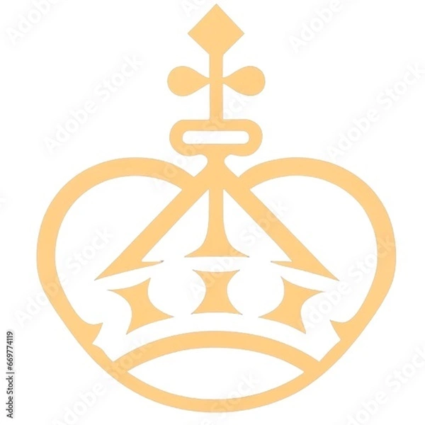 Fototapeta 王冠03j　Generative AI