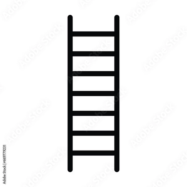 Obraz free vector ladder logo template