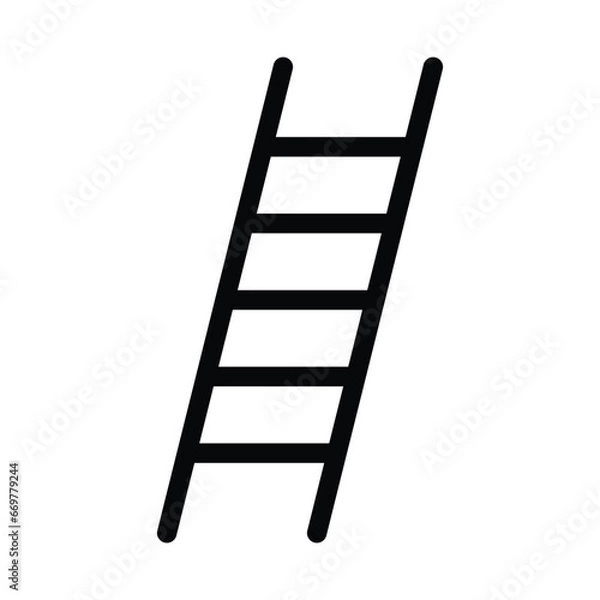 Obraz free vector ladder logo template