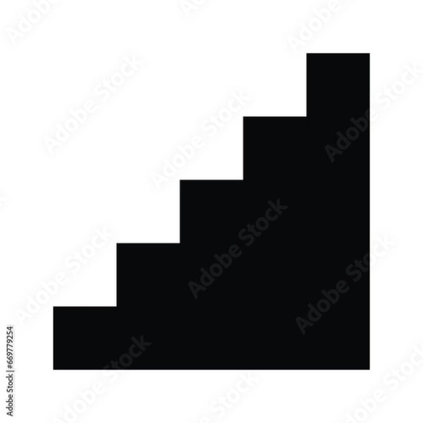 Obraz free vector ladder logo template