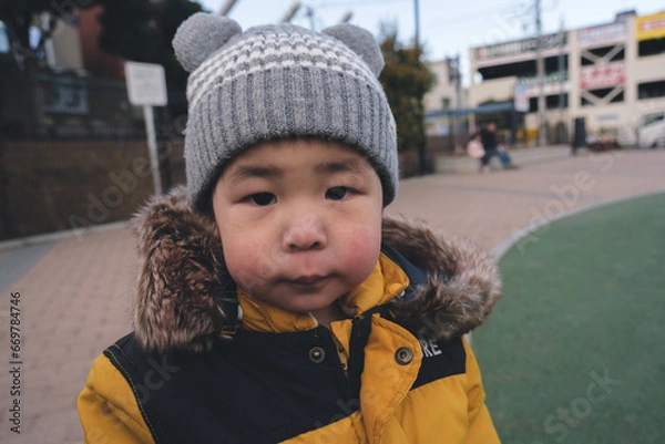 Obraz 公園で遊ぶ子供