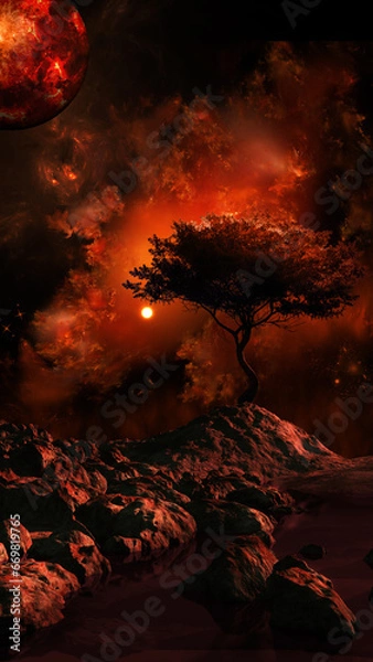 Obraz Among the nebulae