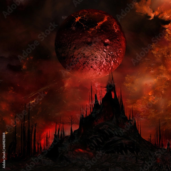 Obraz Into the light of red dwarf