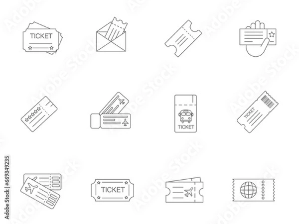 Obraz Ticket