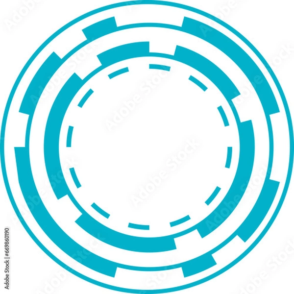 Obraz Technology Circle Frame