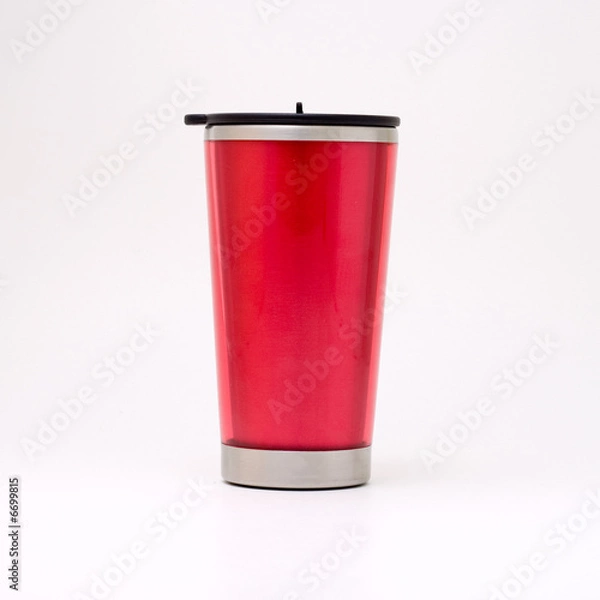 Obraz Red designed thermal mug