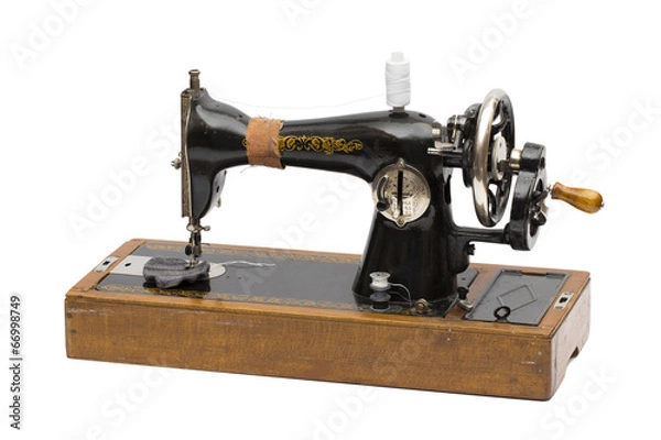 Obraz sewing-machine on the white background