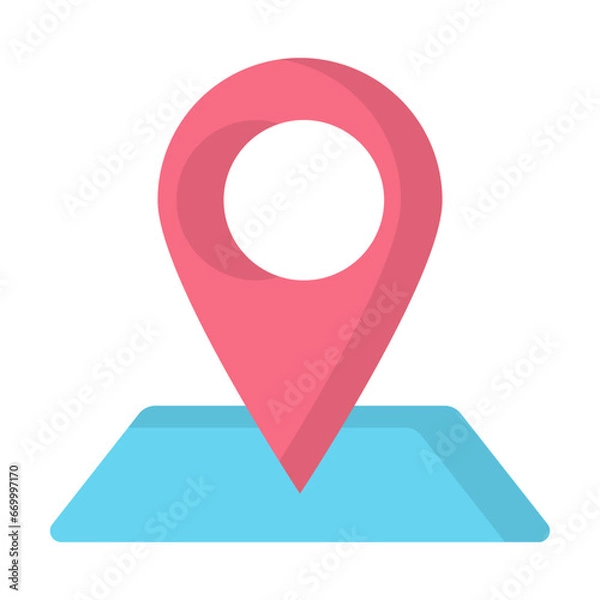 Obraz Map Flat Icon